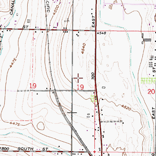 Topographic Map of South Valley Estates, UT