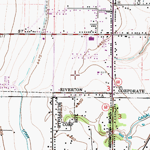Topographic Map of Western Charm, UT