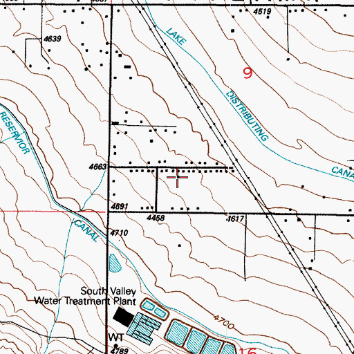 Topographic Map of Country Living, UT
