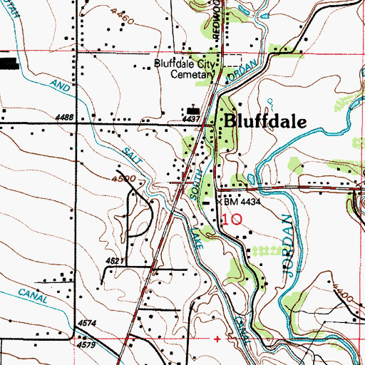 Topographic Map of Moyal Anderson, UT