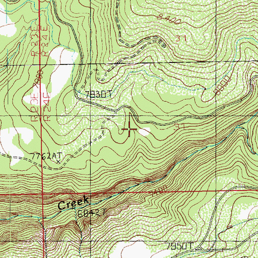 Topographic Map of LaSal Mountain Loop Road Auto Tour, UT