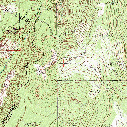 Topographic Map of North Long Point, UT