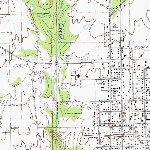 Topographic Map of Edge of the Cedars Museum, UT