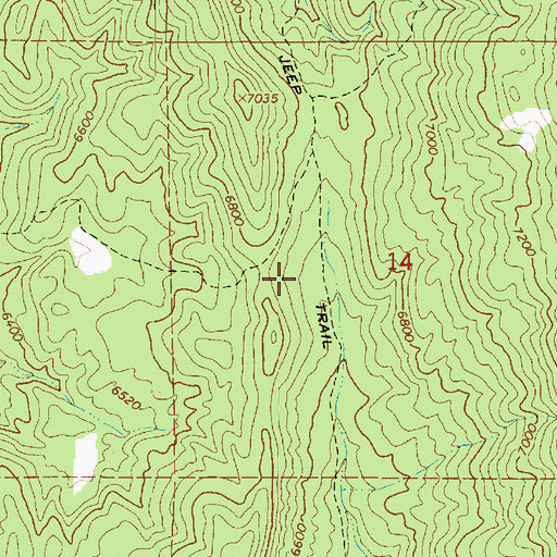 Topographic Map of Ninemile State Wildlife Management Area, UT