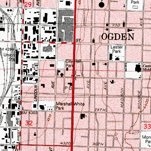 Topographic Map of H D Wise, UT