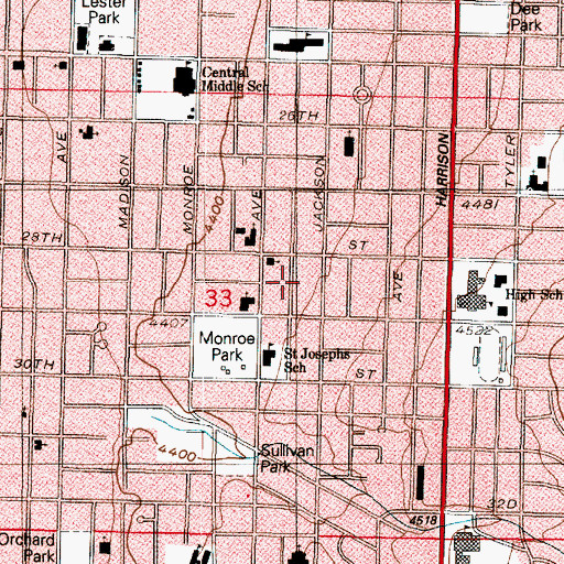 Topographic Map of Stallard, UT
