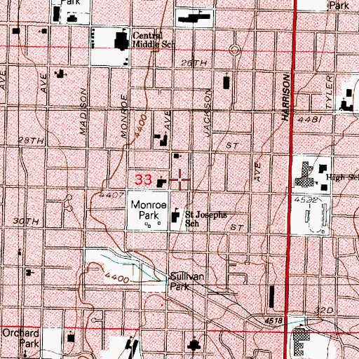 Topographic Map of Thompson and Dieters, UT