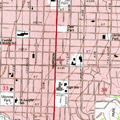 Topographic Map of Anita Lander, UT