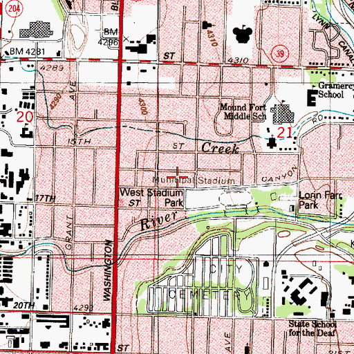 Topographic Map of Nora Lee, UT
