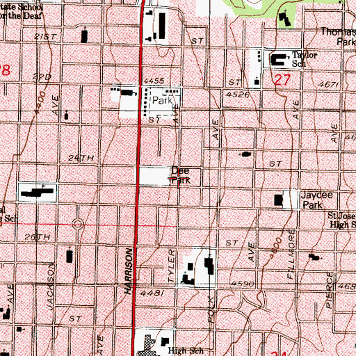 Topographic Map of Robinson, UT