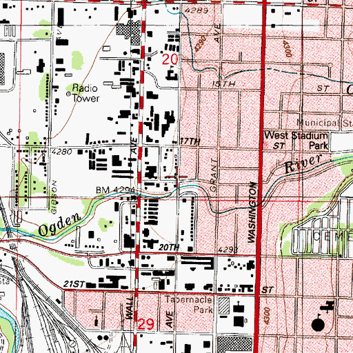Topographic Map of Forestdale Addition, UT