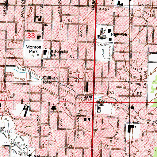 Topographic Map of Iliff College Hill, UT