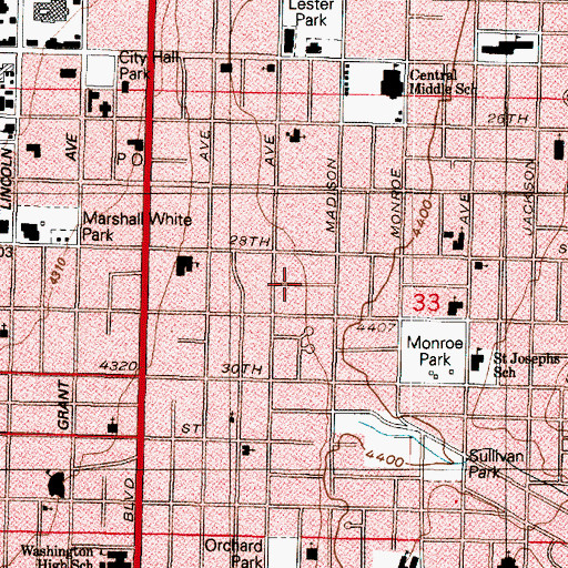 Topographic Map of Lovelock, UT