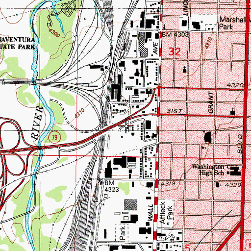 Topographic Map of South Park Addition, UT