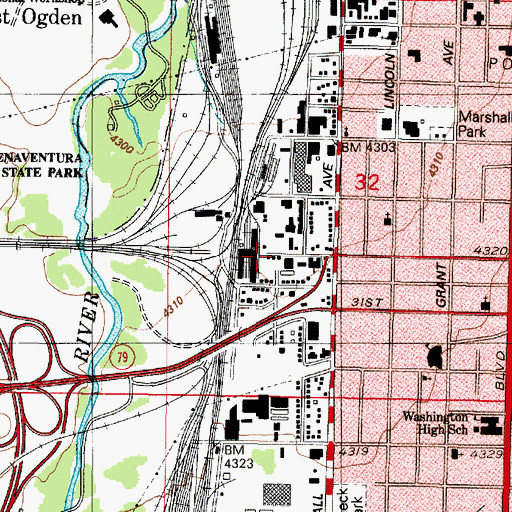 Topographic Map of Dunns Addition, UT