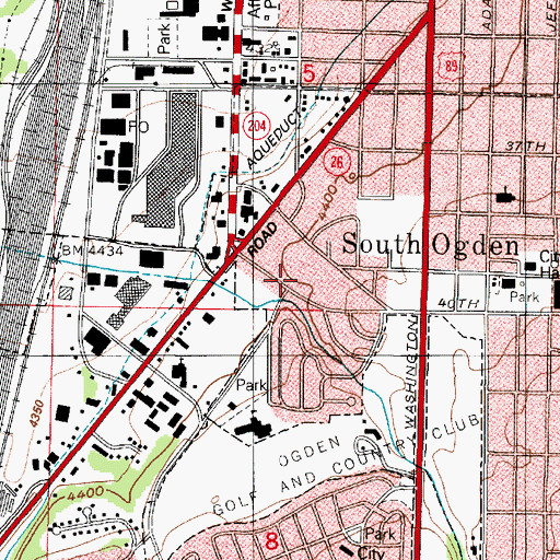 Topographic Map of Chimes View Acres, UT