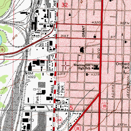 Topographic Map of F T Sanfords, UT