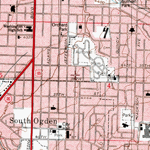 Topographic Map of Emerson Addition, UT