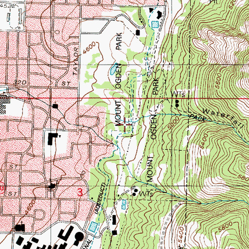 Topographic Map of University Place Addition, UT