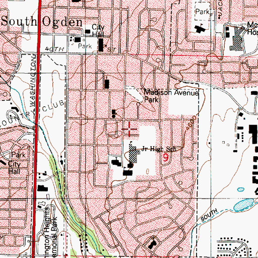 Topographic Map of Bonnie Lane, UT