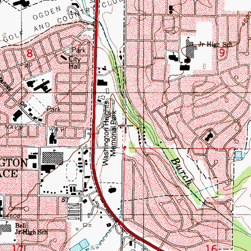 Topographic Map of Crowther, UT
