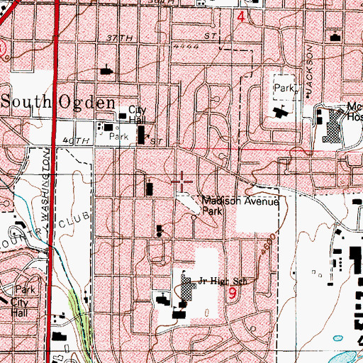 Topographic Map of Goodsell Annex, UT