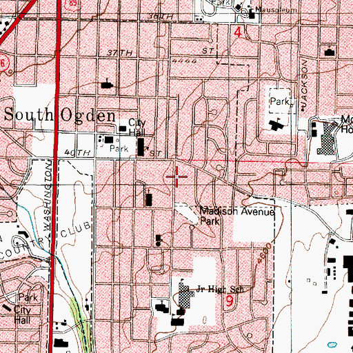 Topographic Map of Goodsell Addition, UT