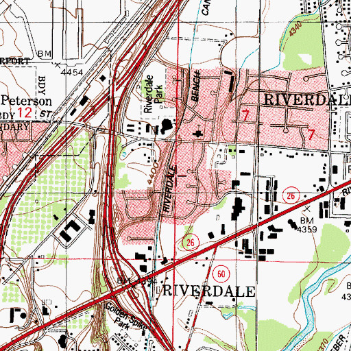 Topographic Map of Barton-Thompson, UT