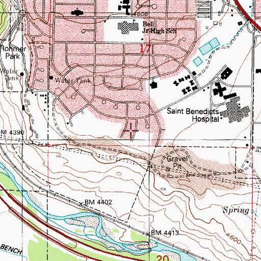 Topographic Map of Ridgeline, UT