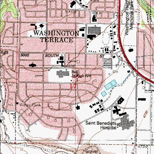 Topographic Map of Southview Park, UT