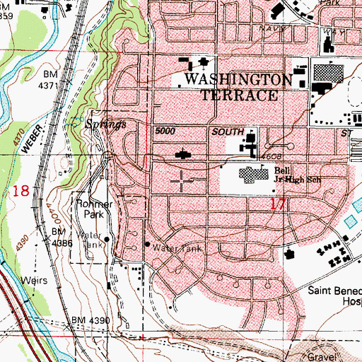 Topographic Map of Adamdell, UT