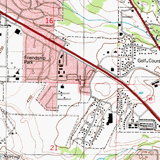 Topographic Map of Ironwood, UT