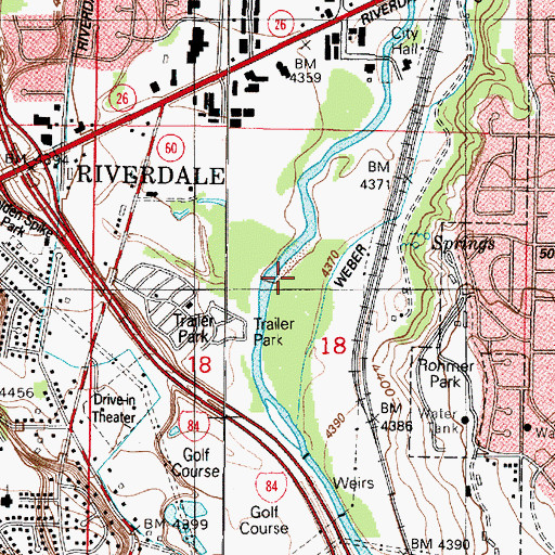 Topographic Map of Kammeyer Addition, UT