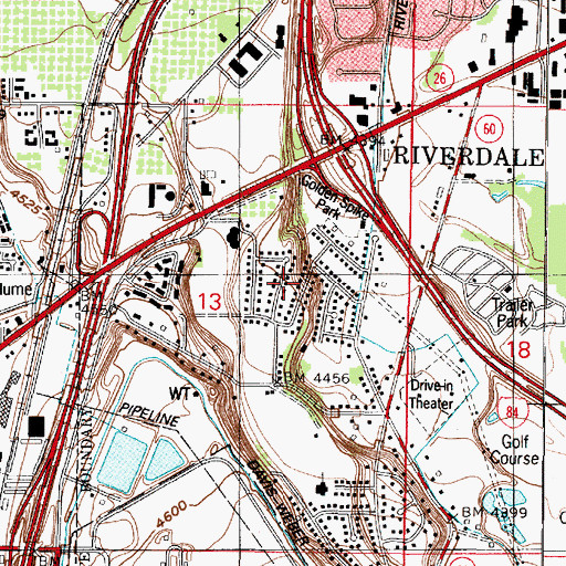Topographic Map of Valley Side, UT