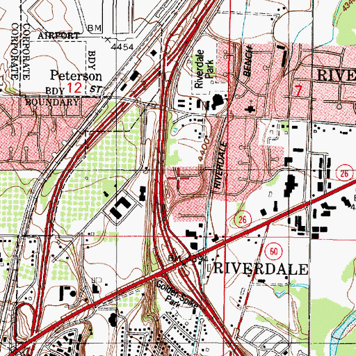 Topographic Map of Diamond Hills, UT