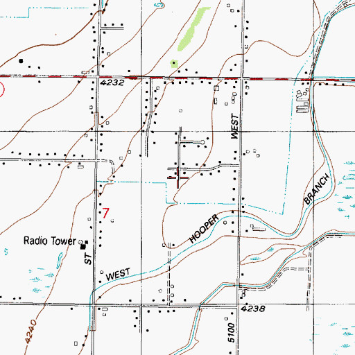 Topographic Map of Lakeside Acres, UT