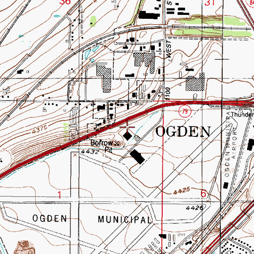 Topographic Map of Mansion Heights Addition, UT