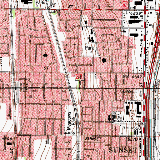 Topographic Map of Roi Dell, UT