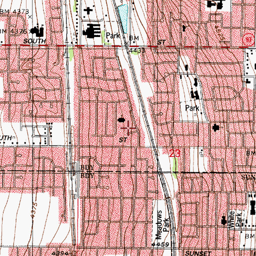 Topographic Map of Lemans, UT
