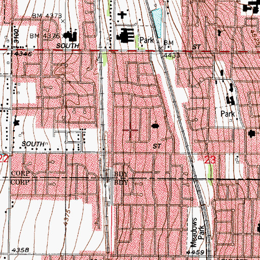 Topographic Map of Berrett, UT
