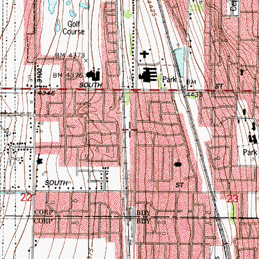 Topographic Map of Holley and Whitney, UT