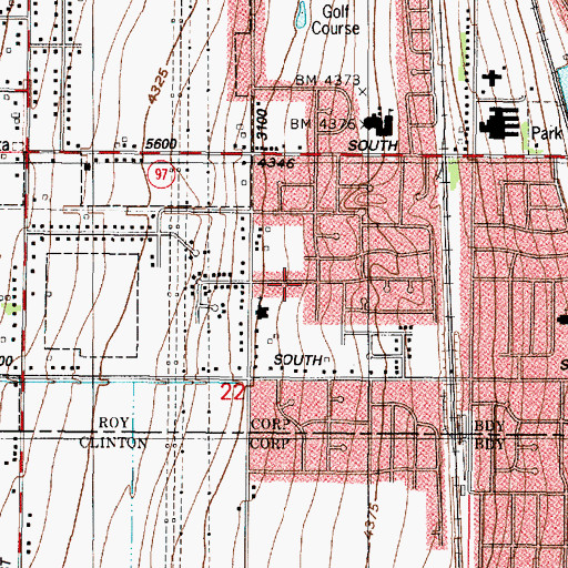Topographic Map of Arthur Jones Estate, UT