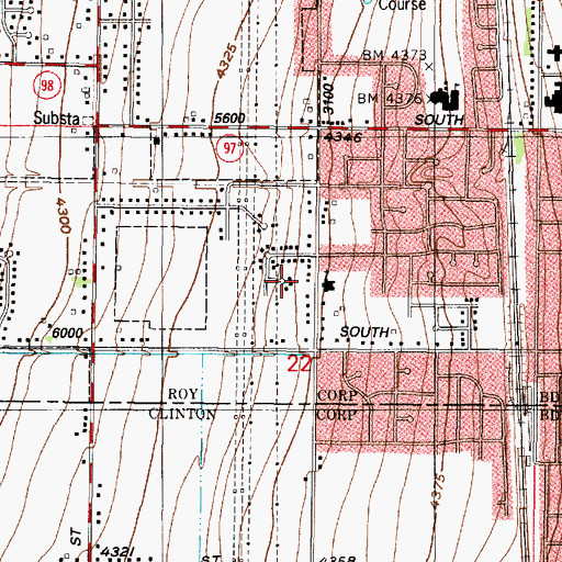 Topographic Map of Jones, UT