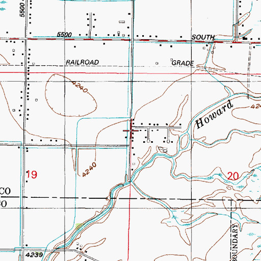 Topographic Map of Mel Stephenson, UT