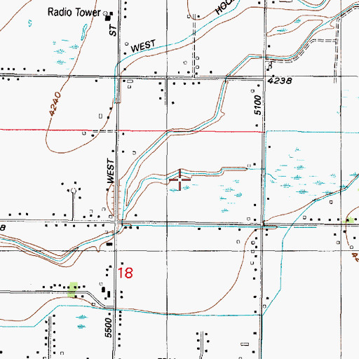 Topographic Map of Tri-S Village Estates, UT