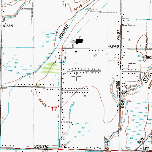 Topographic Map of Kelley Kay Acres, UT