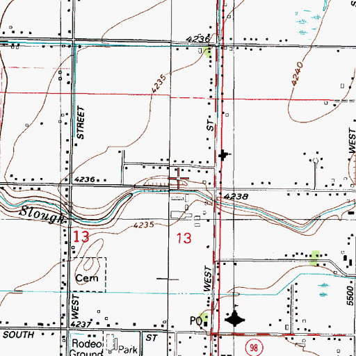 Topographic Map of Shannondoah Estates, UT