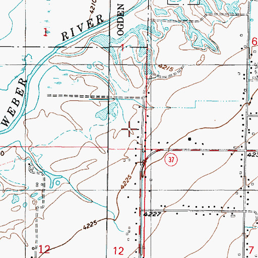 Topographic Map of Vern G Taylor, UT