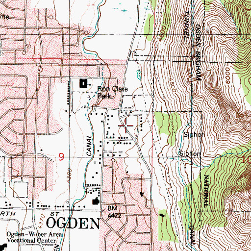 Topographic Map of Avalon Hills, UT