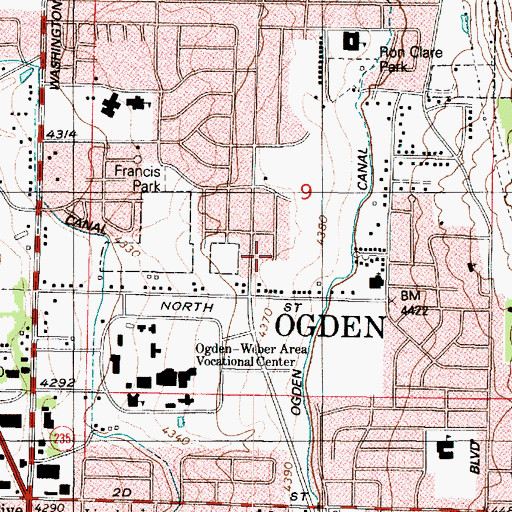 Topographic Map of Majestic View Homes, UT
